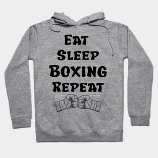 Eat Sleep Boxing Repeat Hoodie